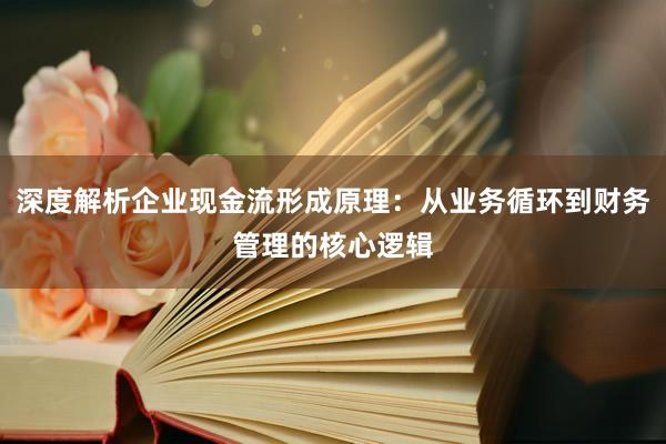 深度解析企业现金流形成原理：从业务循环到财务管理的核心逻辑